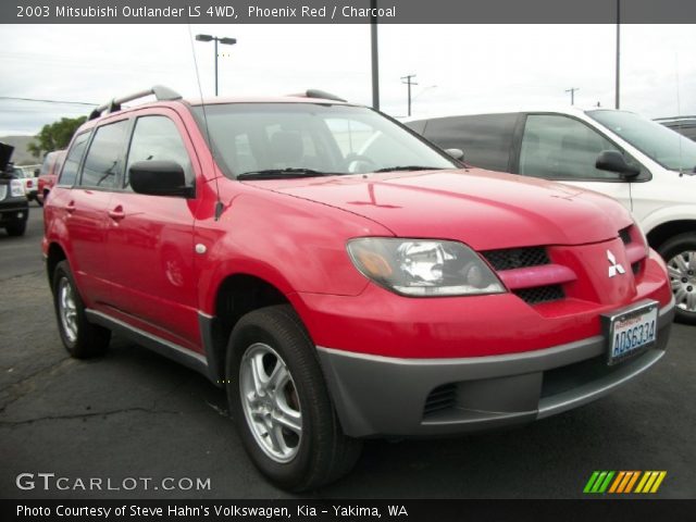 2003 Mitsubishi Outlander LS 4WD in Phoenix Red