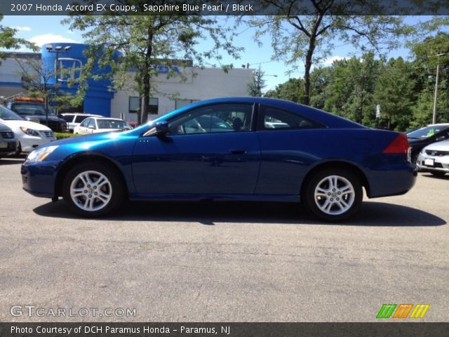 2007 Honda Accord EX Coupe in Sapphire Blue Pearl