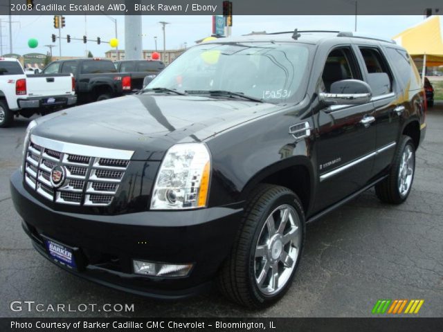 2008 Cadillac Escalade AWD in Black Raven