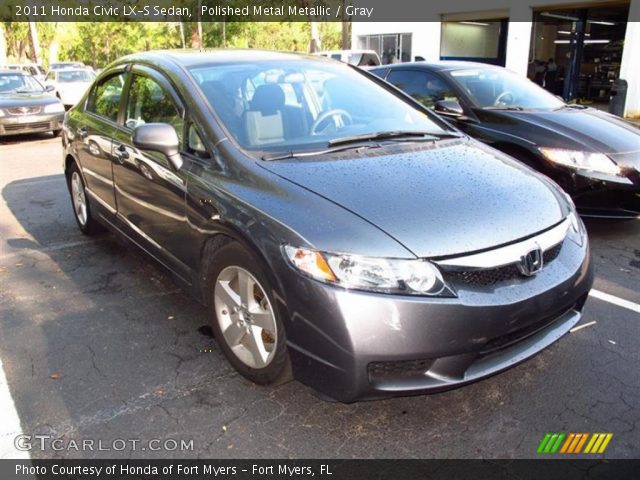 2011 Honda Civic LX-S Sedan in Polished Metal Metallic