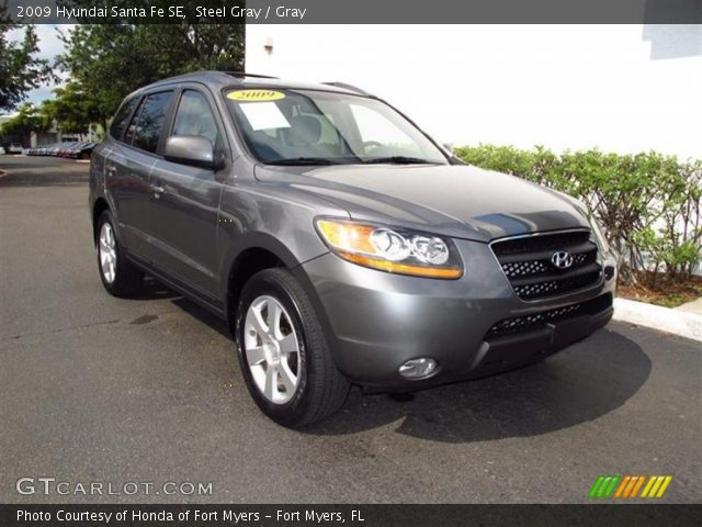 2009 Hyundai Santa Fe SE in Steel Gray