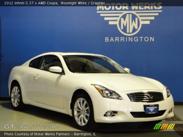 2012 Infiniti G 37 x AWD Coupe in Moonlight White