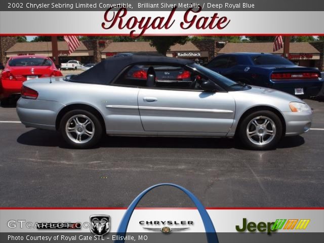 2002 Chrysler Sebring Limited Convertible in Brilliant Silver Metallic