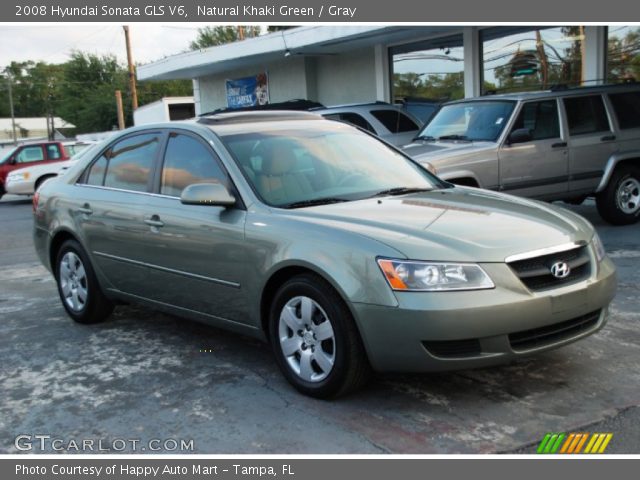 2008 Hyundai Sonata GLS V6 in Natural Khaki Green