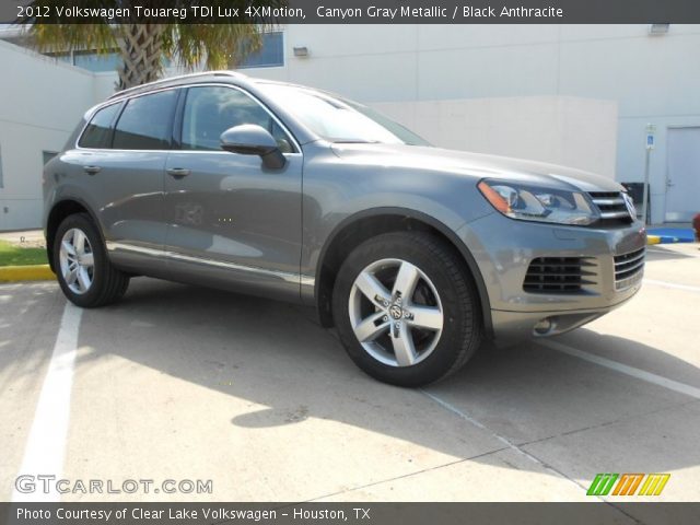 2012 Volkswagen Touareg TDI Lux 4XMotion in Canyon Gray Metallic