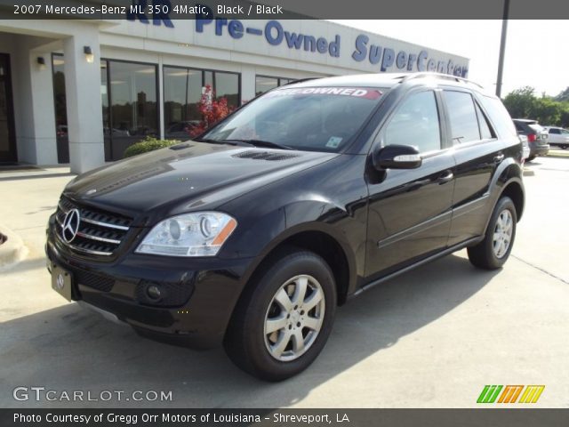 2007 Mercedes-Benz ML 350 4Matic in Black