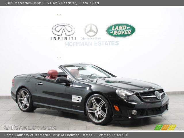 2009 Mercedes-Benz SL 63 AMG Roadster in Black