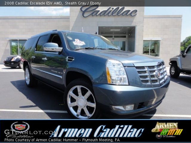 2008 Cadillac Escalade ESV AWD in Stealth Gray