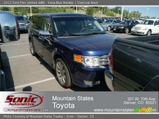 2011 Ford Flex Limited AWD in Kona Blue Metallic