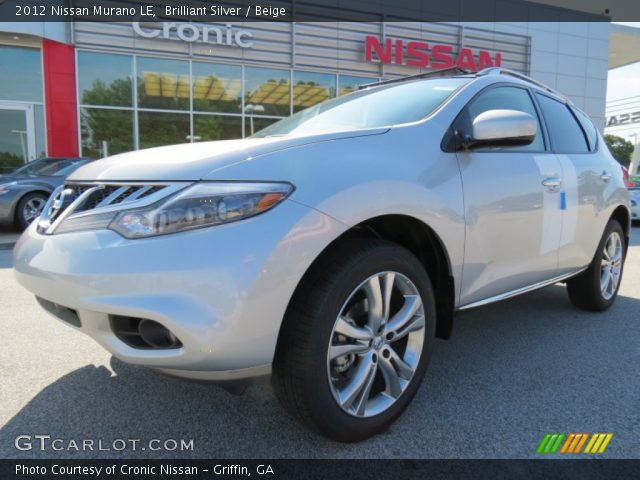 2012 Nissan Murano LE in Brilliant Silver