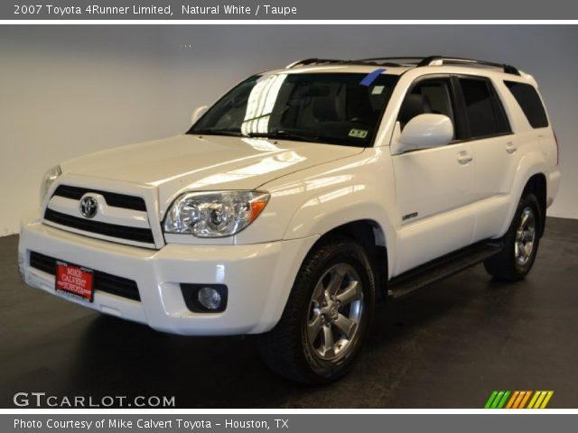 2007 Toyota 4Runner Limited in Natural White