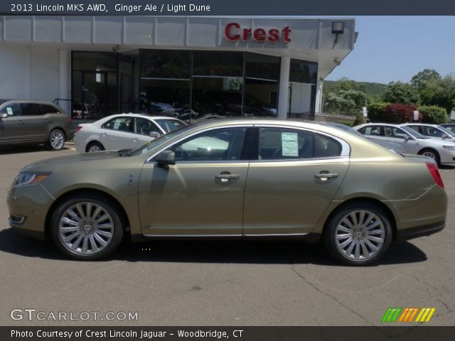2013 Lincoln MKS AWD in Ginger Ale
