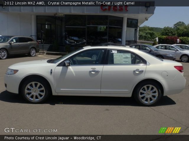 2012 Lincoln MKZ AWD in Crystal Champagne Metallic Tri-Coat