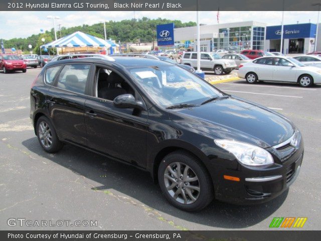 2012 Hyundai Elantra GLS Touring in Black Noir Pearl
