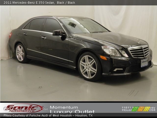 2011 Mercedes-Benz E 350 Sedan in Black