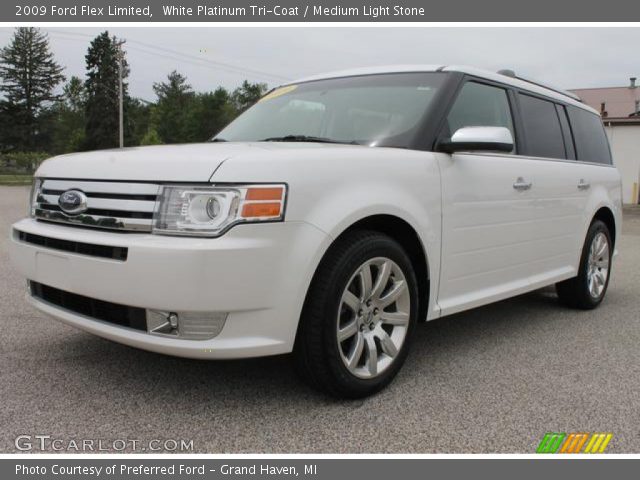 2009 Ford Flex Limited in White Platinum Tri-Coat