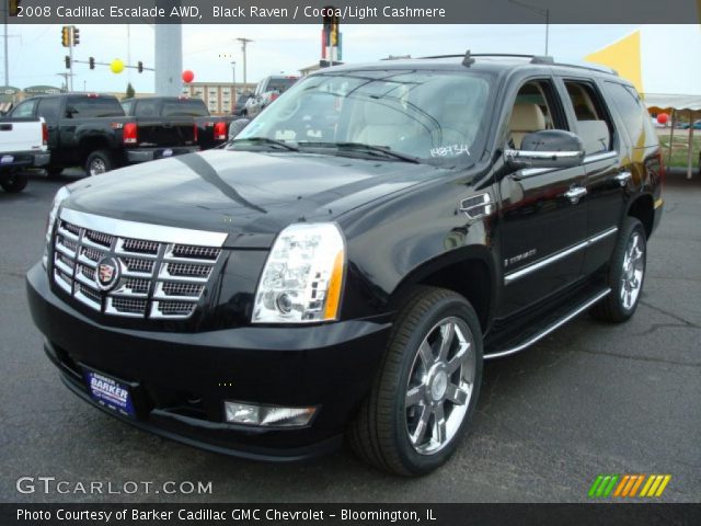 2008 Cadillac Escalade AWD in Black Raven