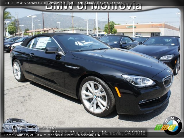2012 BMW 6 Series 640i Convertible in Jet Black