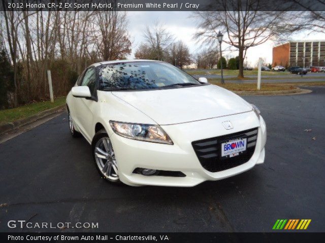 2012 Honda CR-Z EX Sport Hybrid in Premium White Pearl