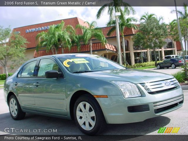 2006 Ford Fusion S in Titanium Green Metallic