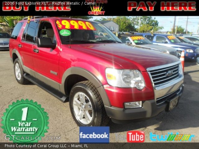 2006 Ford Explorer XLT in Redfire Metallic
