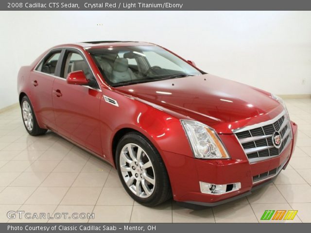 2008 Cadillac CTS Sedan in Crystal Red