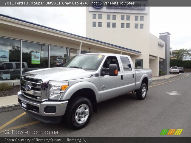 2011 Ford F350 Super Duty XLT Crew Cab 4x4 in Ingot Silver Metallic