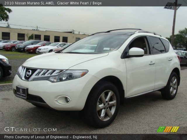2010 Nissan Murano SL AWD in Glacier White Pearl