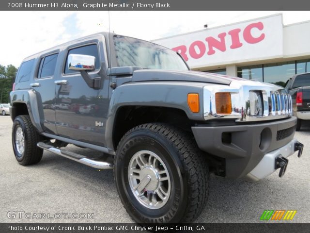 2008 Hummer H3 Alpha in Graphite Metallic