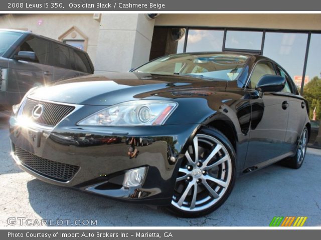 2008 Lexus IS 350 in Obsidian Black