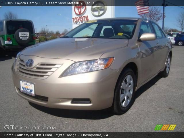 2009 Toyota Camry LE in Desert Sand Metallic