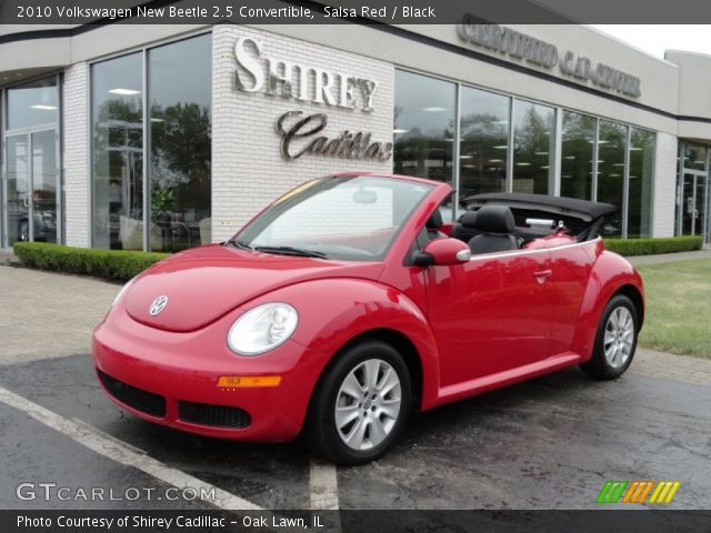 2010 Volkswagen New Beetle 2.5 Convertible in Salsa Red