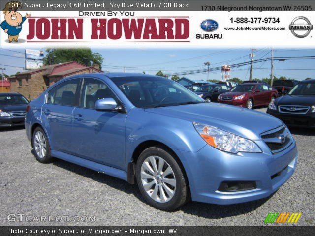 2012 Subaru Legacy 3.6R Limited in Sky Blue Metallic