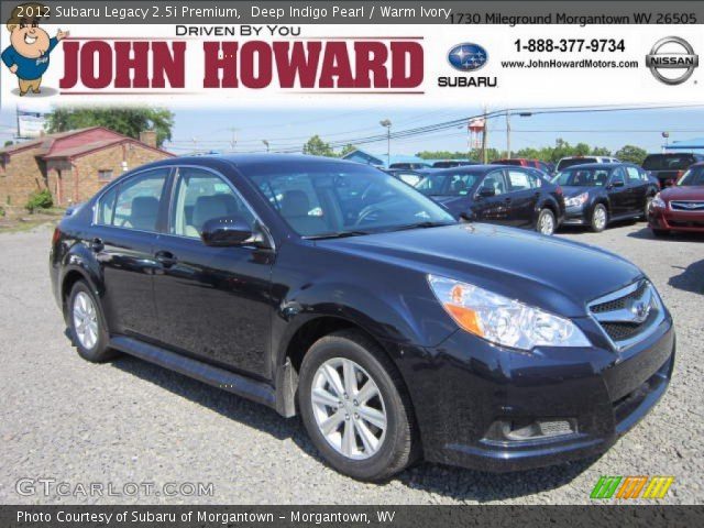 2012 Subaru Legacy 2.5i Premium in Deep Indigo Pearl