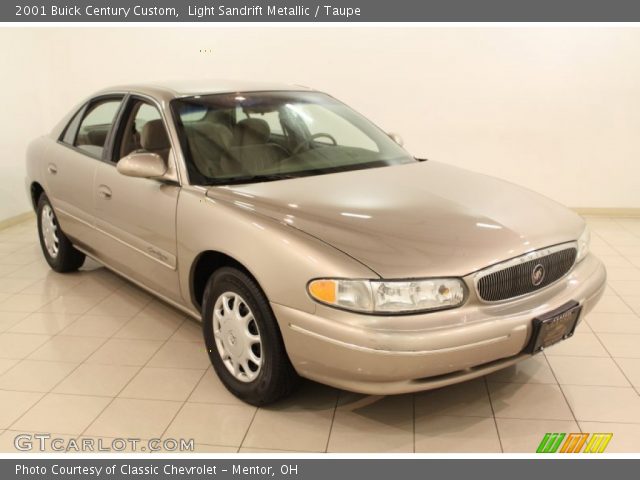 2001 Buick Century Custom in Light Sandrift Metallic