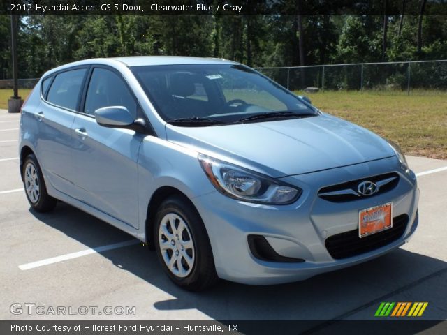 2012 Hyundai Accent GS 5 Door in Clearwater Blue