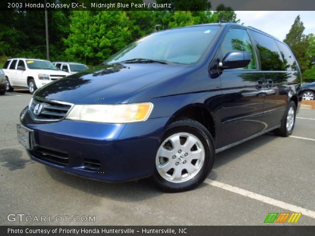 2003 Honda Odyssey EX-L in Midnight Blue Pearl