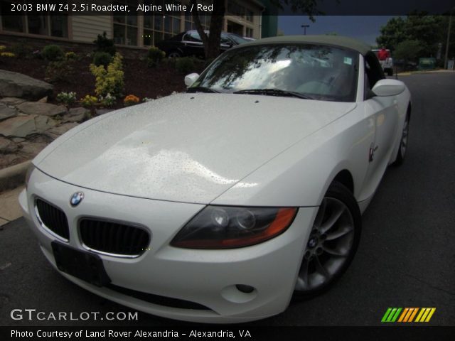 2003 BMW Z4 2.5i Roadster in Alpine White