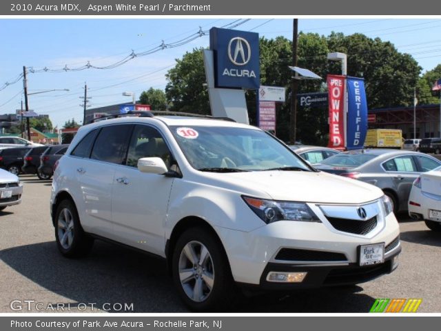 2010 Acura MDX  in Aspen White Pearl