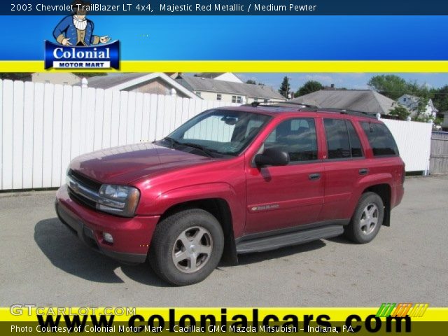 2003 Chevrolet TrailBlazer LT 4x4 in Majestic Red Metallic