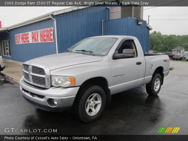 2003 Dodge Ram 1500 ST Regular Cab 4x4 in Bright Silver Metallic
