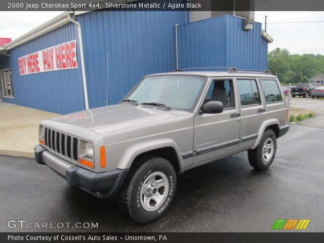 2000 Jeep Cherokee Sport 4x4 in Silverstone Metallic