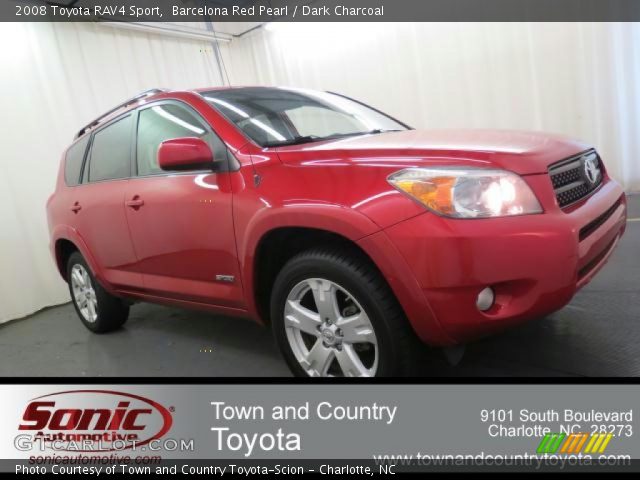 2008 Toyota RAV4 Sport in Barcelona Red Pearl