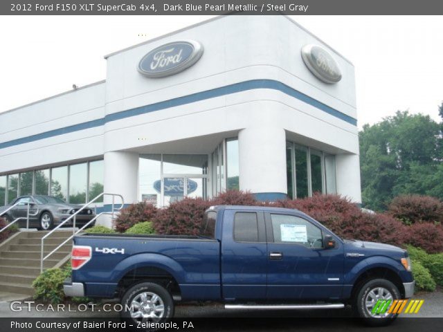 2012 Ford F150 XLT SuperCab 4x4 in Dark Blue Pearl Metallic