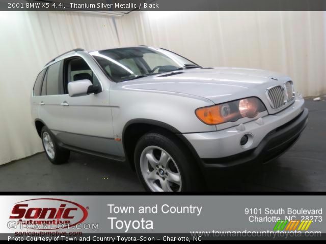 2001 BMW X5 4.4i in Titanium Silver Metallic