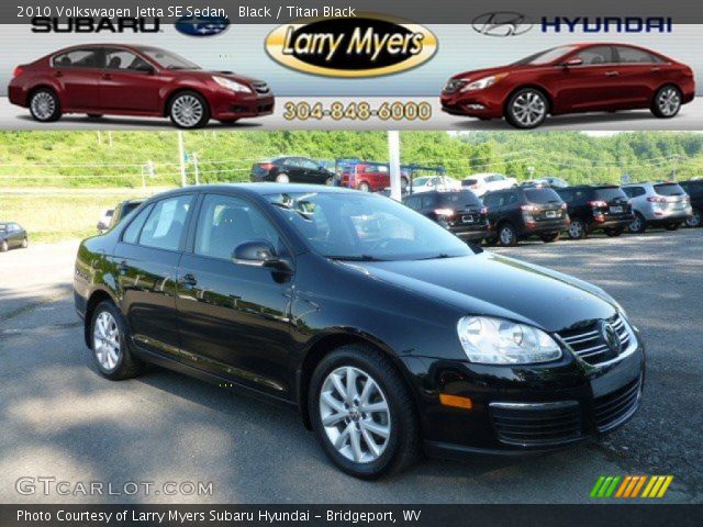 2010 Volkswagen Jetta SE Sedan in Black