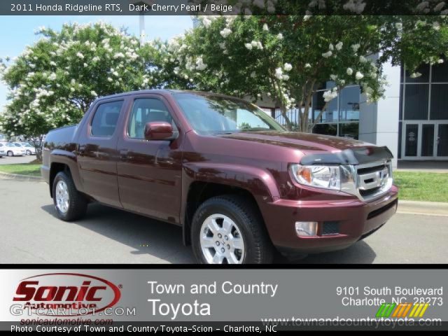 2011 Honda Ridgeline RTS in Dark Cherry Pearl