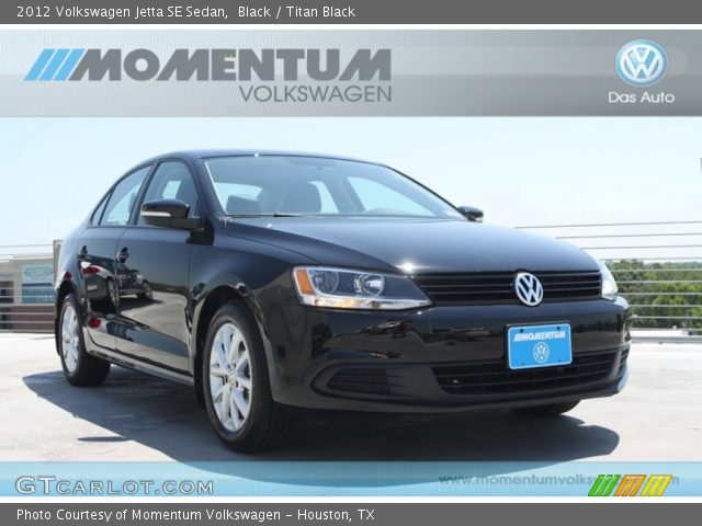 2012 Volkswagen Jetta SE Sedan in Black