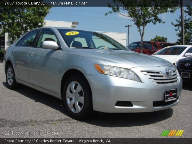 2007 Toyota Camry LE in Titanium Metallic
