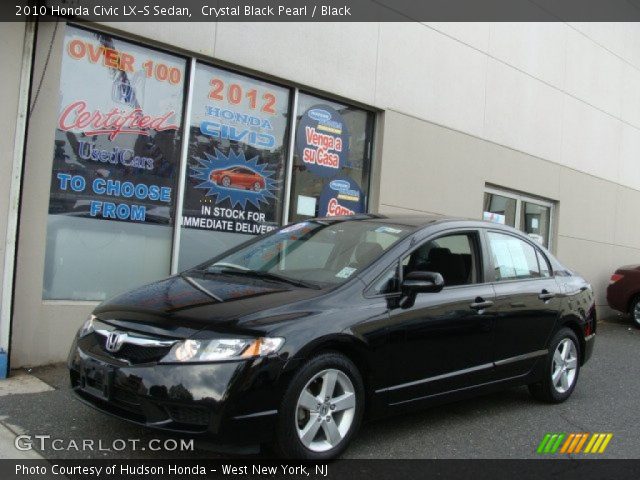 2010 Honda Civic LX-S Sedan in Crystal Black Pearl